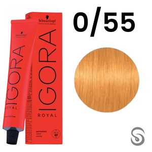 Schwarzkopf Igora Royal Coloração 0/55 Tom Mistura Dourado 60ml