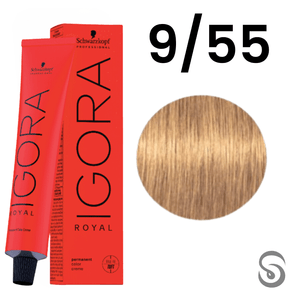 Schwarzkopf Igora Royal Coloração 9/55 Louro Extra Claro Dourado Extra 60ml