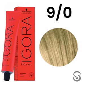 Schwarzkopf Igora Royal Coloração 9/0 Louro Extra Claro Natural 60ml