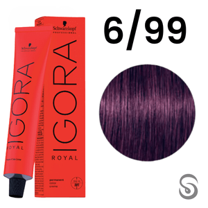 Schwarzkopf Igora Royal Coloração 6/99 Louro Escuro Violeta Extra  60ml