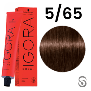 Schwarzkopf Igora Royal Coloração 5/65 Castanho Claro Marrom Dourado  60ml