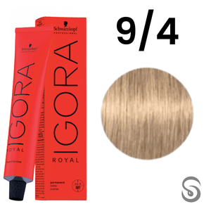 Schwarzkopf Igora Royal Coloração 9/4 Louro Extra Claro Bege 60ml