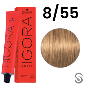 Schwarzkopf Igora Royal Coloração 8/55 Louro Claro Dourado Extra 60ml