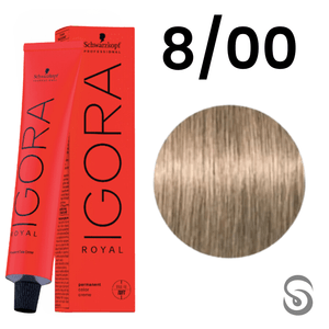 Schwarzkopf Igora Royal Coloração 8/00 Louro Claro Natural Extra 60ml