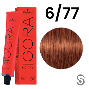 Schwarzkopf Igora Royal Coloração 6/77 Louro Escuro Cobre Extra  60ml