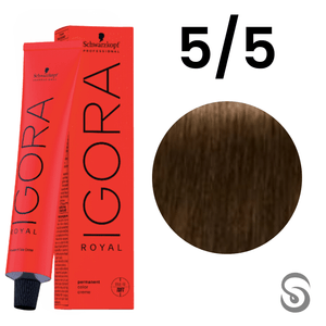 Schwarzkopf Igora Royal Coloração 5/5 Castanho Claro Marrom Natural  60ml