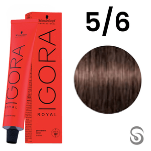 Schwarzkopf Igora Royal Coloração 5/6 Castanho Claro Marrom  60ml