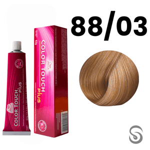 Wella Color Touch Tonalizante 88/03 Louro Claro Intenso Natural Dourado Plus 60ml