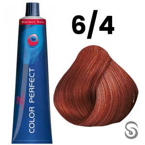 Wella Perfect Color 6/4 Louro Escuro Avermelhado Vibrant Reds 60ml