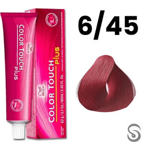 Wella Color Touch Tonalizante 6/45 Louro Escuro Vermelho Acaju Vibrant Reds 60ml