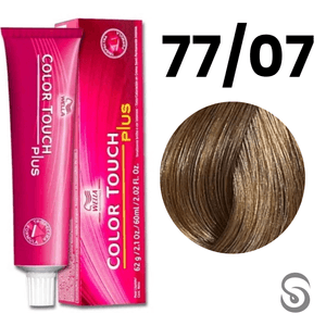 Wella Color Touch Tonalizante 77/07 Louro Médio Intenso Natural Marrom Plus 60ml