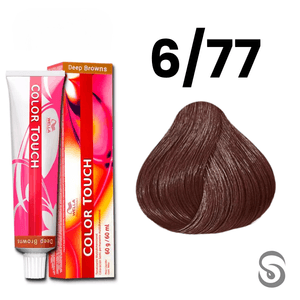 Wella Color Touch Tonalizante 6/77 Louro Escuro Marrom Intenso Deep Browns 60ml