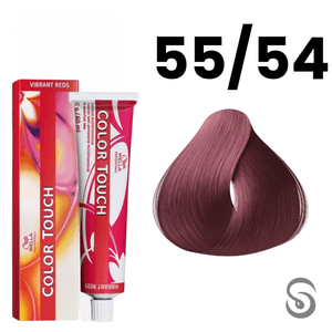 Wella Color Touch Tonalizante 55/54 Castanho Claro Intenso Acaju Avermelhado Vibrant Reds 60ml