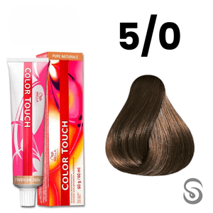 Wella Color Touch Tonalizante 5/0 Castanho Claro Pure Naturals 60ml