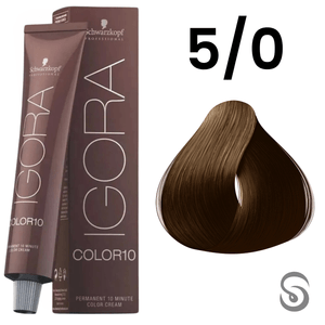 Schwarzkopf Igora Color10 Coloração 10 5/0 Castanho Claro 60ml