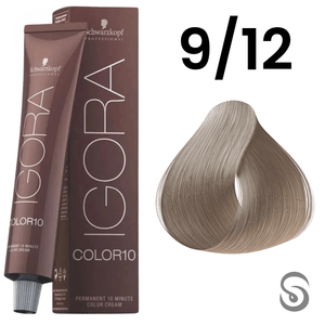 Schwarzkopf Igora Color10 Coloração 10 9/12 Louro Extra Claro Cinza Fumê 60ml