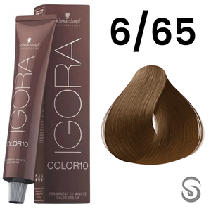 Schwarzkopf Igora Color10 Coloração 10 6/65 Louro Escuro Marrom Dourado 60ml