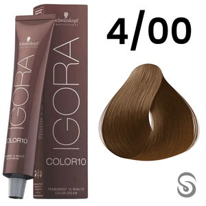 Schwarzkopf Igora Color10 Coloração 10 4/00 Castanho Médio Natural Intenso 60ml