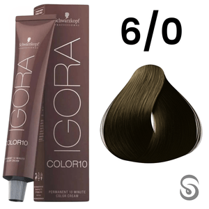 Schwarzkopf Igora Color10 Coloração 10 6/0 Louro Escuro Natural 60ml