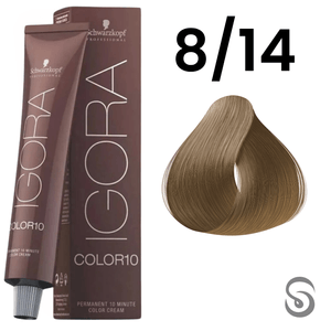 Schwarzkopf Igora Color10 Coloração 10 8/4 Louro Claro Bege 60ml