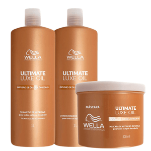 Wella  Ultimate Luxe Oil Shampoo 1L Cond. 1L e Mask 500ml