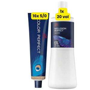 Color Perfect Coloração 16x 5/0 Castanho Claro + 1x OX20v lt