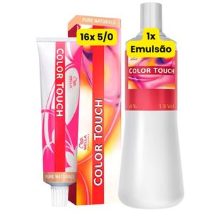 Color Touch Tonalizante 16x 5/0 Castanho Claro + 1x E. 4% lt