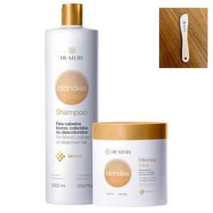 Head.ID Blondies Shampoo 1000ml Mask 500ml +Espátula