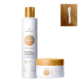 Head.ID Blondies Shampoo 300 ml Mask 250 ml +Espátula