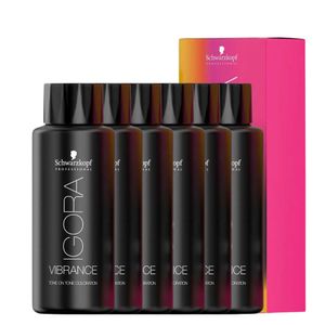 Schwarzkopf Igora Vibrance 6x 4/0 Castanho Medio