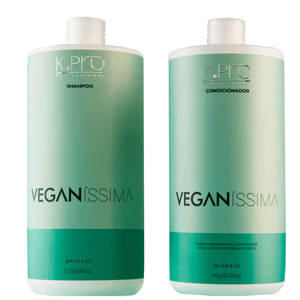 K.Pro Veganíssima Shampoo Moisturizer 1000ml e Condi 1000ml